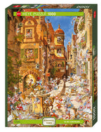 By Day by Michael Ryba – 1000 Piece Jigsaw Puzzle (Heye Romantic Town Series)