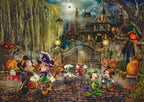 Disney Mickey & Minnie Halloween Fun by Thomas Kinkade – 1000 Piece Jigsaw Puzzle (Schmidt)