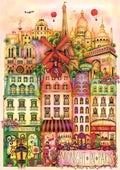 Midnight in the City by Madaline Tanenbaum - 1000 Piece Jigsaw Puzzle (Trefl)