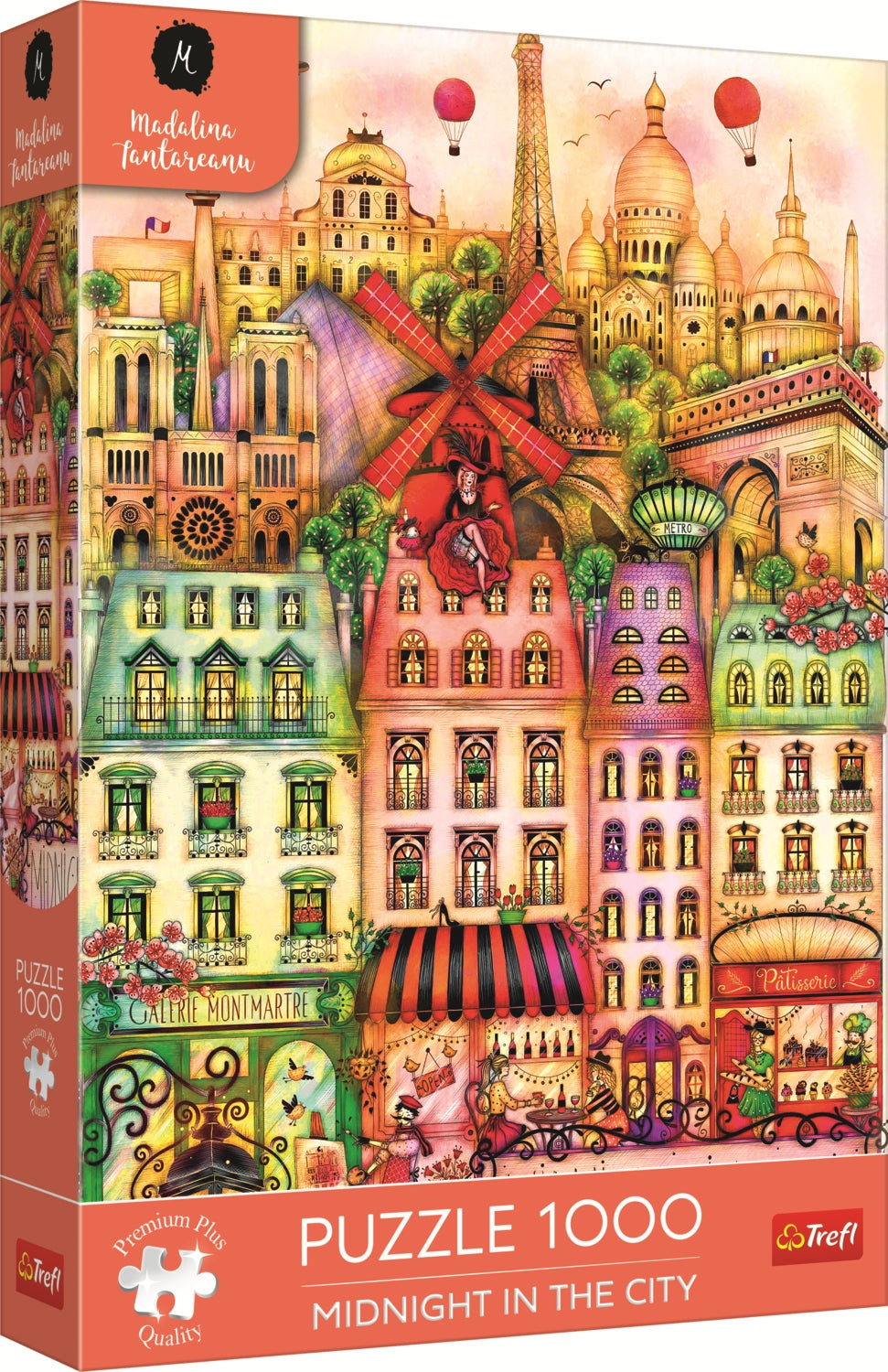 Midnight in the City by Madaline Tanenbaum - 1000 Piece Jigsaw Puzzle (Trefl)