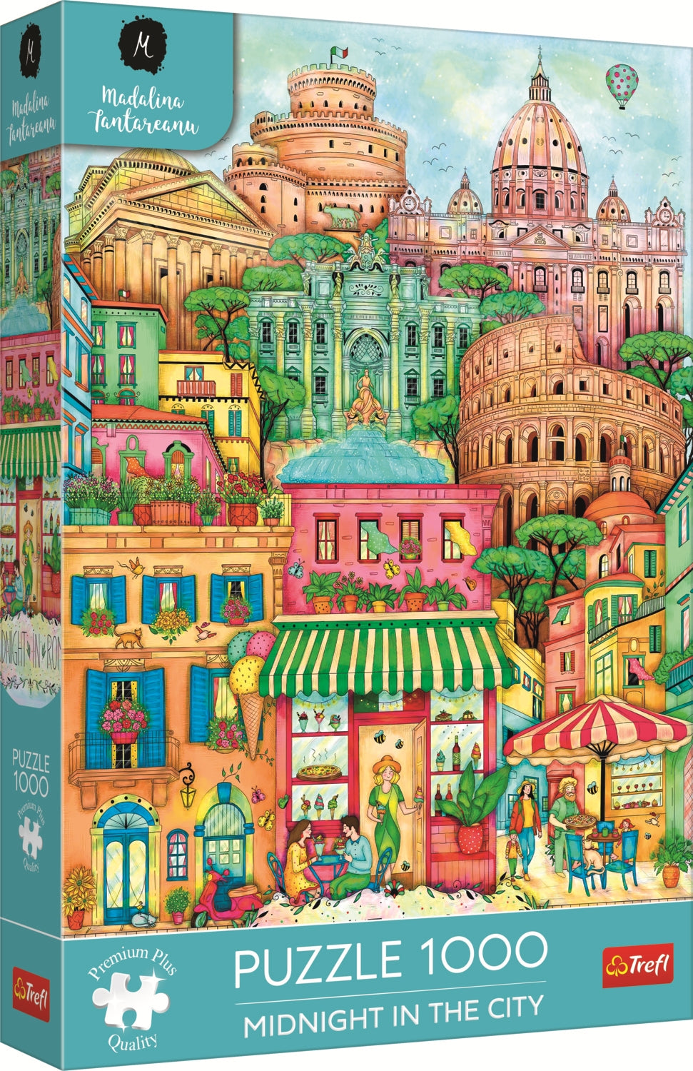 Midnight In Rome by Madalina Tantareanu - 1000 Piece Jigsaw Puzzle (Trefl)