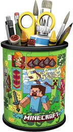 Made up: Minecraft Pencil Holder – 54 Piece 3D Jigsaw Puzzle (Ravensburger)