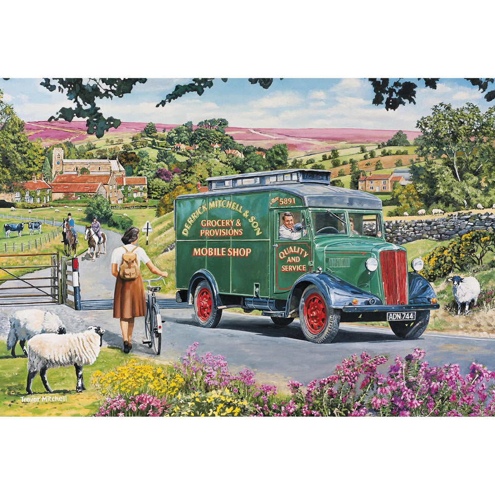 Mitchell's Mobile Shop – 4 x 500 Piece Jigsaw Puzzles (Gibsons)