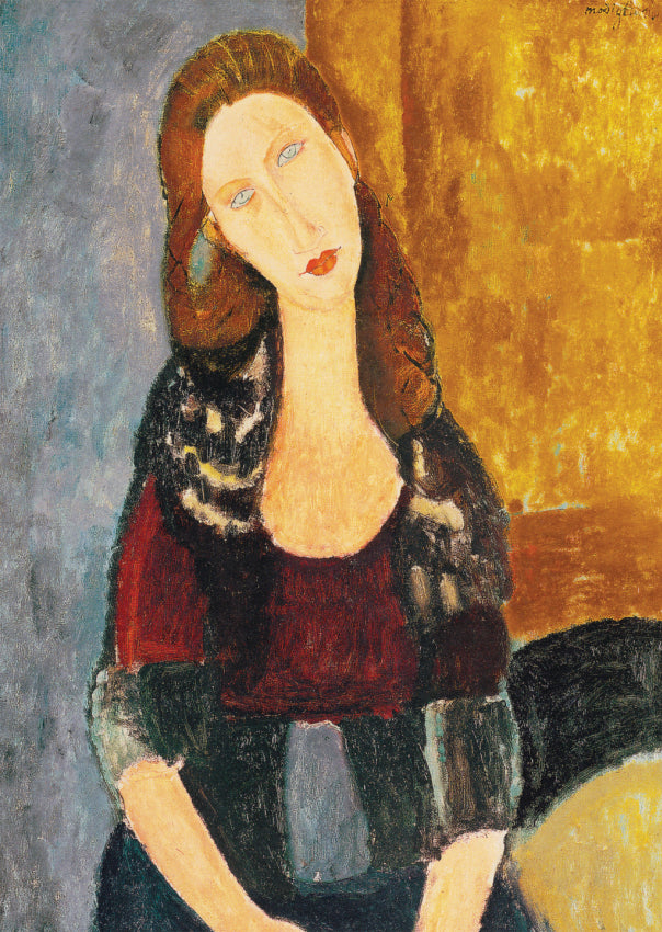 Portrait of Jeanne Hébuterne by Modigliani Amedeo – 1000 Piece Jigsaw Puzzle (DToys)