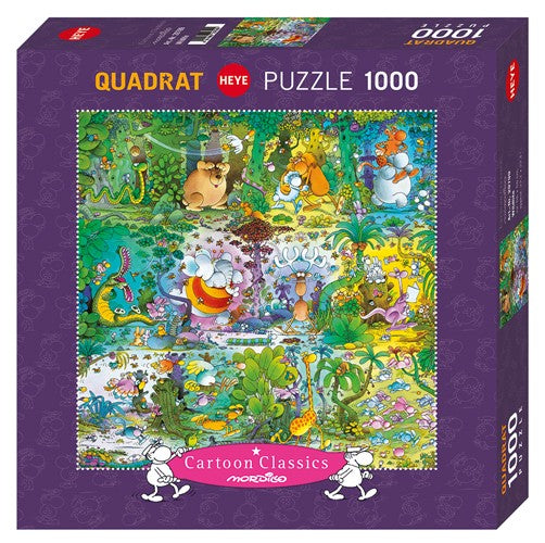 Wildlife by Mordillo – 1000 Piece Jigsaw Puzzle (Heye Cartoon Classics Collection)