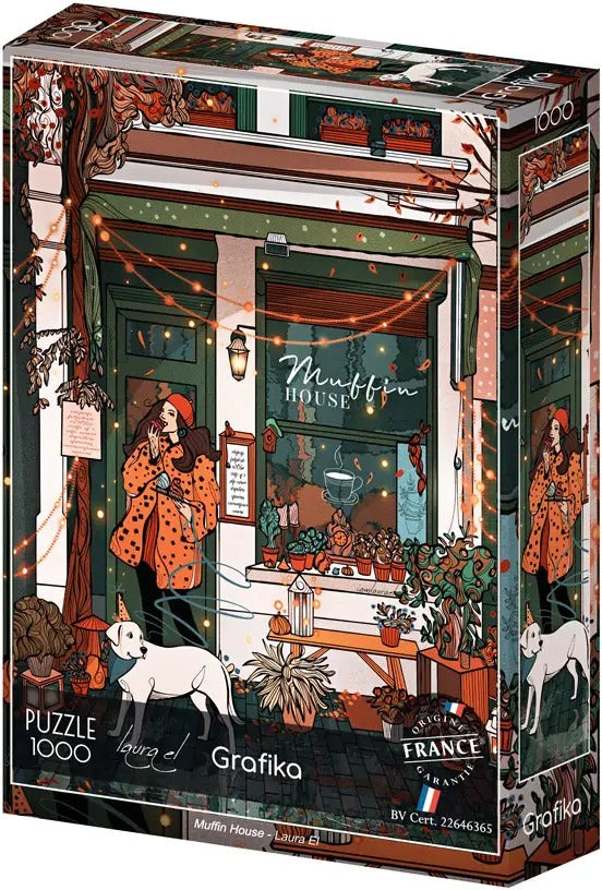Box, turned left: Muffin House - 1000 Piece Jigsaw Puzzle (Grafika)