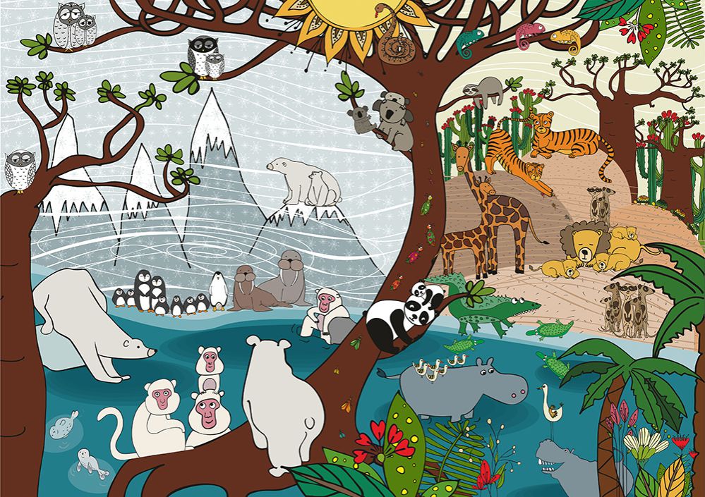 Summer and Winter – 1000 Piece Jigsaw Puzzle (Dtoys)