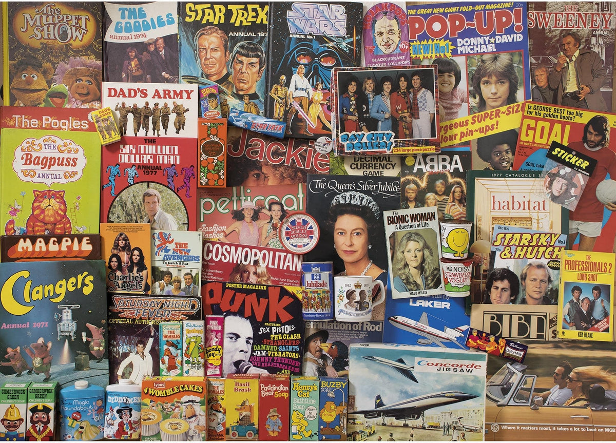 Artwork: Spirit of the 70s – 1000 Piece Jigsaw Puzzle (Gibsons)