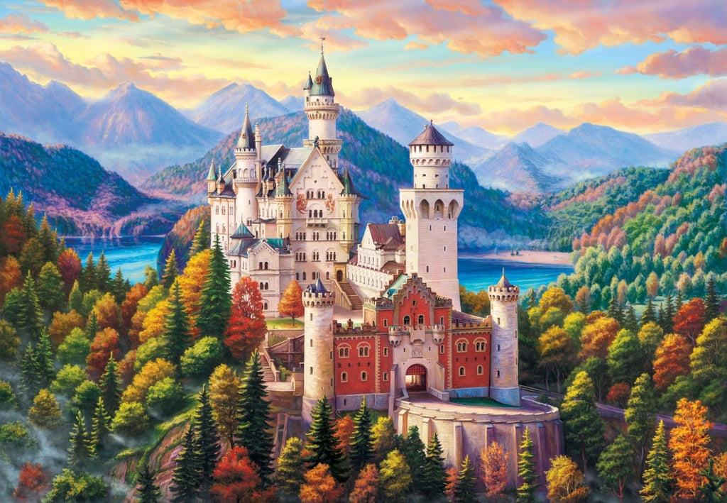 Castle in the Mountains - 1000 Piece Jigsaw Puzzle (Bluebird)
