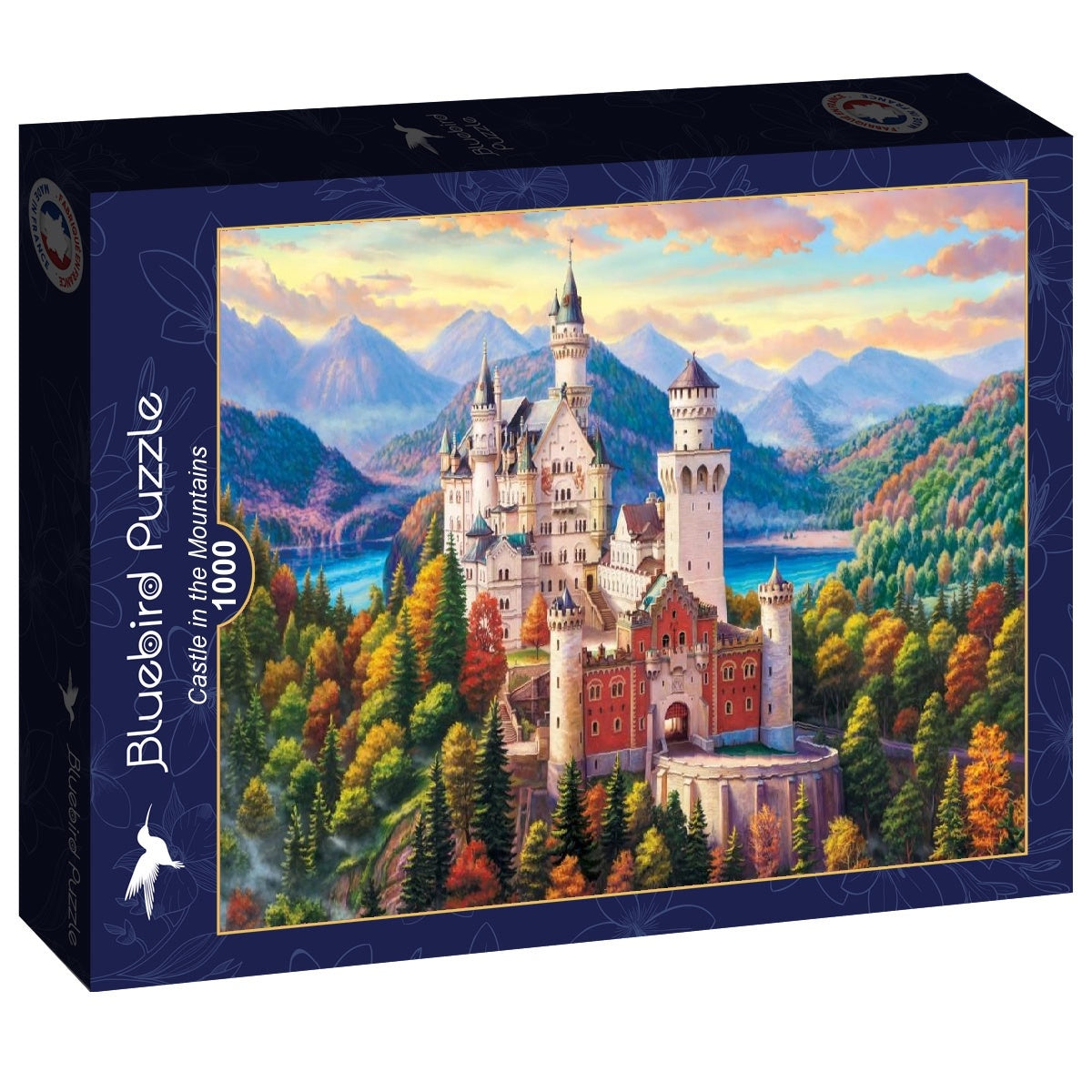 Castle in the Mountains - 1000 Piece Jigsaw Puzzle (Bluebird)