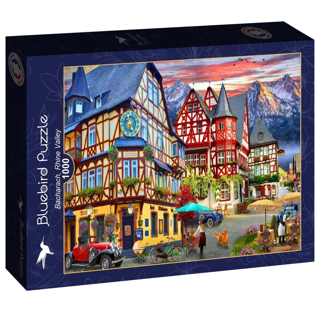 Bacharach, Rhine Valley - 1000 Piece Jigsaw Puzzle (Bluebird)