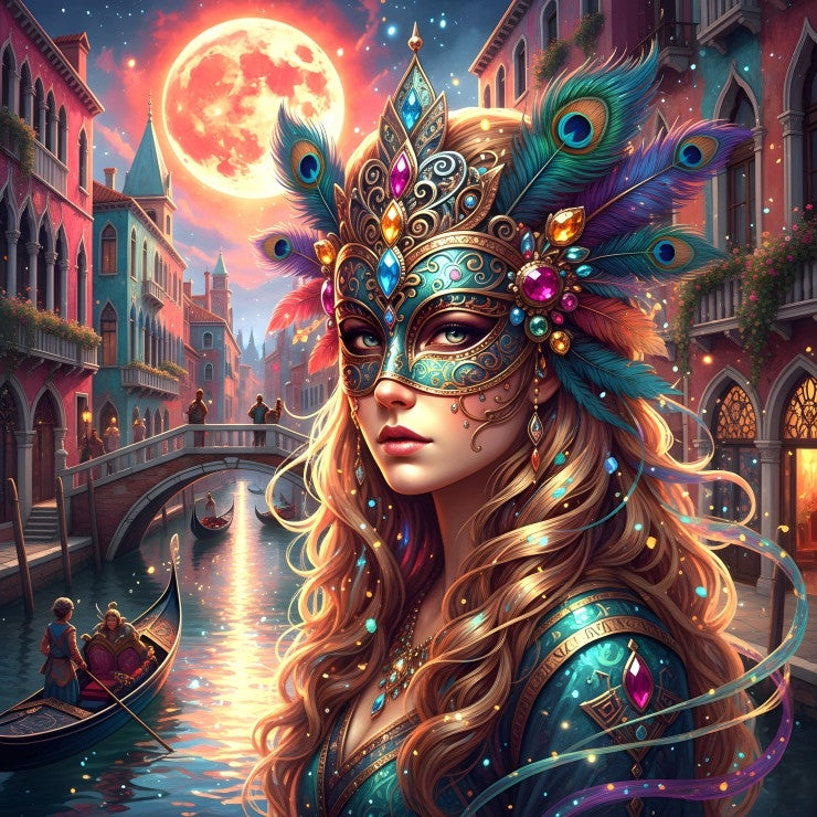 Venice Carnival - 1000 Piece Jigsaw Puzzle (Bluebird)
