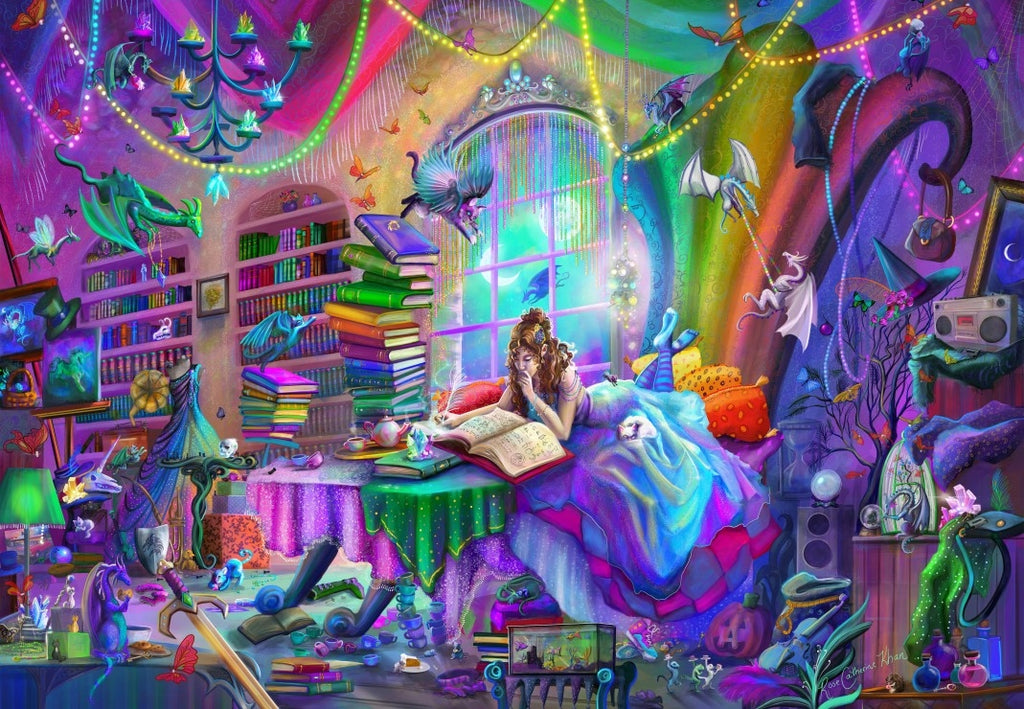 Rainbow Magic Study - 1000 Piece Jigsaw Puzzle (Bluebird)