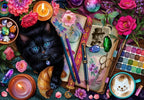 Crafty Cats - 1000 Piece Jigsaw Puzzle (Bluebird)