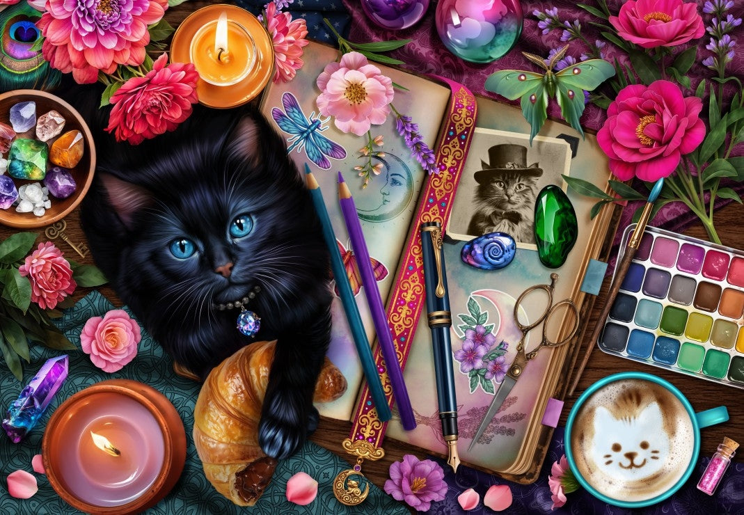 Crafty Cats - 1000 Piece Jigsaw Puzzle (Bluebird)