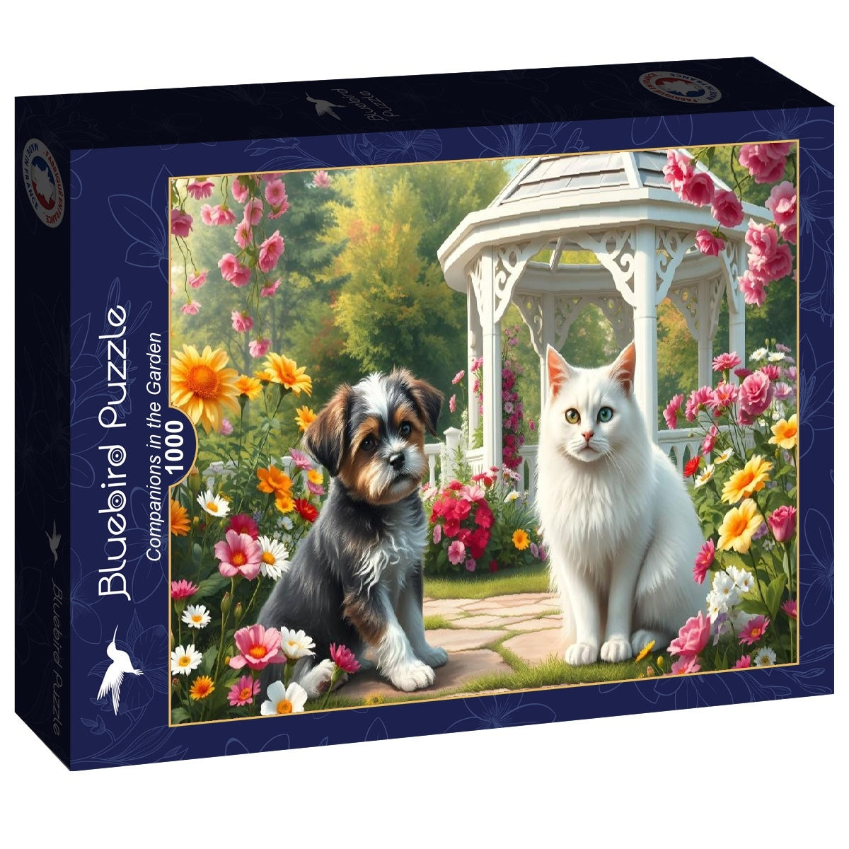 Companions in the Garden - 1000 Piece Jigsaw Puzzle (Bluebird)
