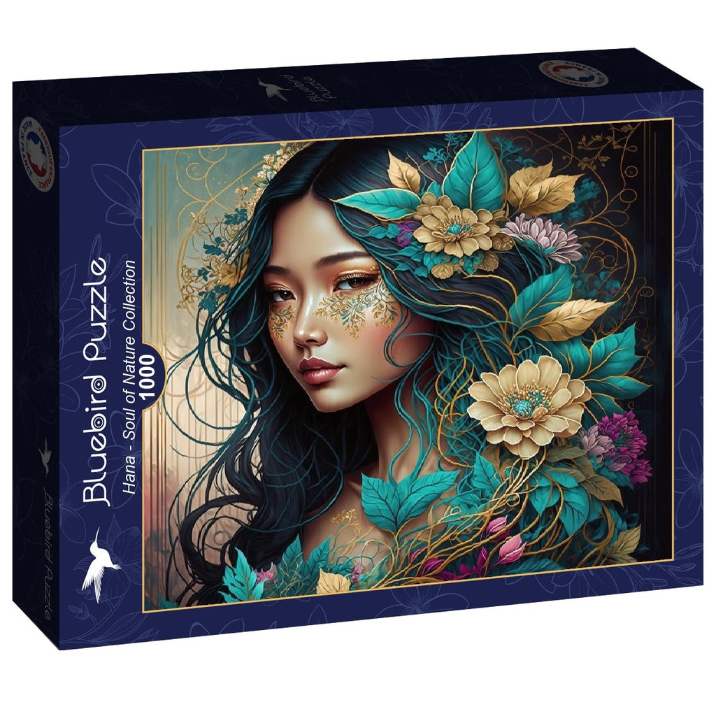 Hana - Soul of Nature Collection - 1000 Piece Jigsaw Puzzle (Bluebird)