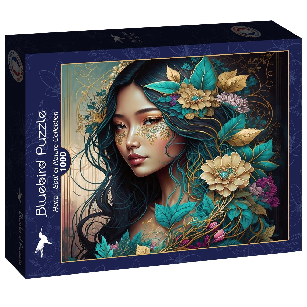 Hana - Soul of Nature Collection - 1000 Piece Jigsaw Puzzle (Bluebird)