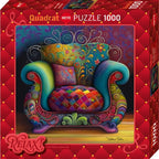 Relax ! - Lounge Chair by Victoria Nahum - 1000 Piece Jigsaw Puzzle (Heye)