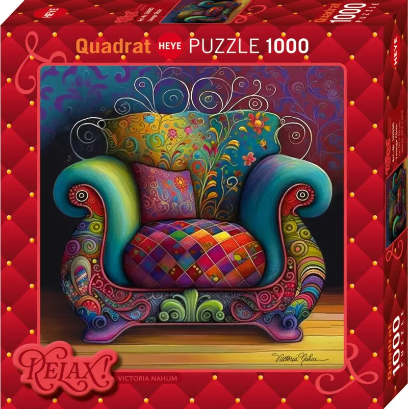 Relax ! - Lounge Chair by Victoria Nahum - 1000 Piece Jigsaw Puzzle (Heye)