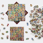 Puzzle in progress: Noodles for Lunch – 500 Piece Jigsaw Puzzle (Galison)