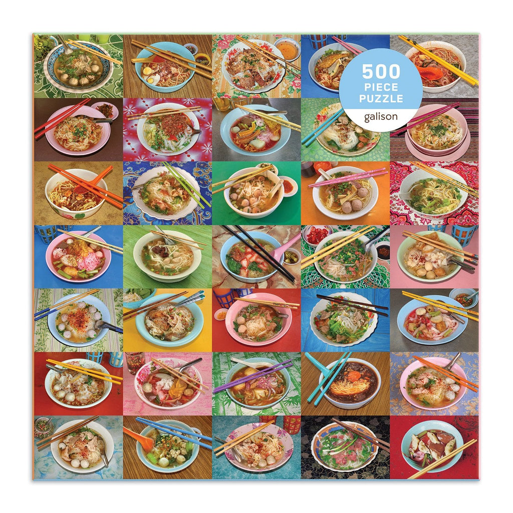 Box, straight on: Noodles for Lunch – 500 Piece Jigsaw Puzzle (Galison)