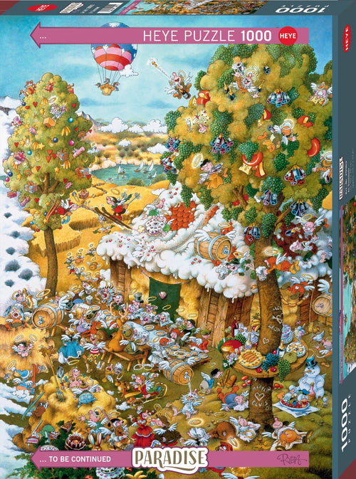 Paradise in Summer - 1000 Piece Jigsaw Puzzle (Heye) - Completed Puzzle