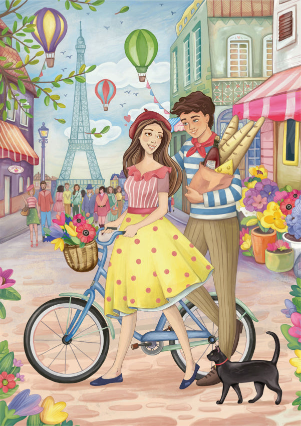 Paris – 1000 Piece Jigsaw Puzzle (DToys)