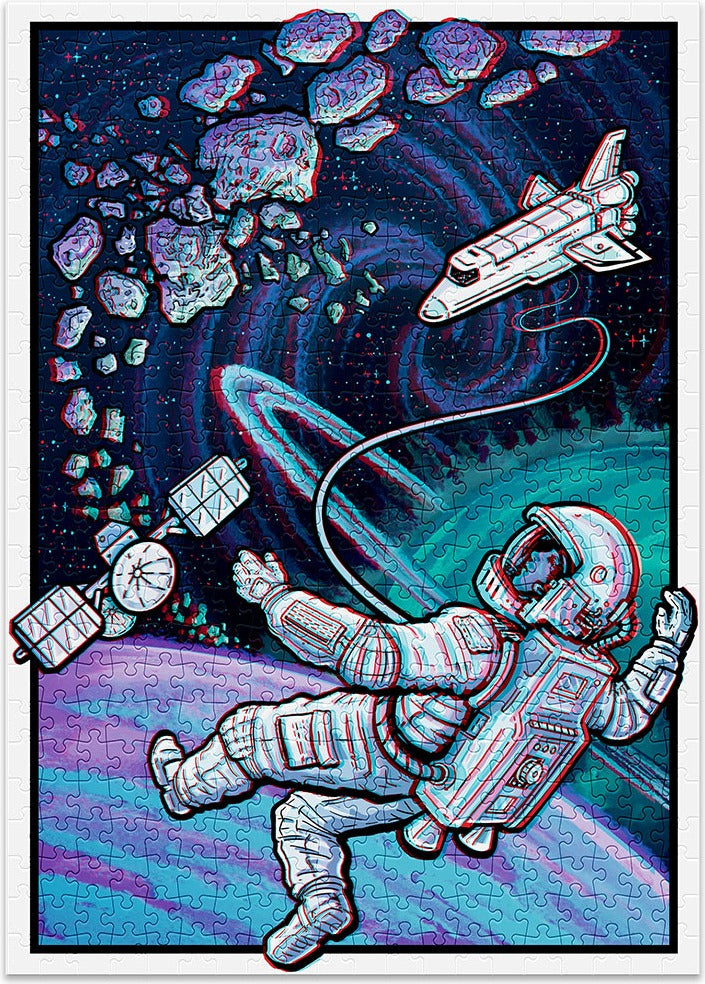 Artwork: Space 3D – 500 Piece Jigsaw Puzzle (Cloudberries)
