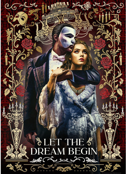Phantom of the Opera - Let the Dream Begin - 500 Piece Jigsaw Puzzle (Gibsons)