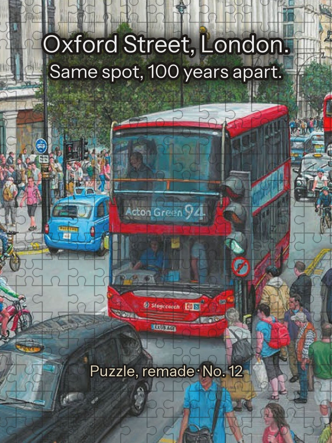 Short film: Oxford Street Through the Decades by Bryan Evans - 1000 Piece Jigsaw Puzzle (Gibsons)