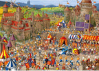 Artwork: Bunny Battles by François Ruyer – 1000 Piece Jigsaw Puzzle + Poster (Heye)