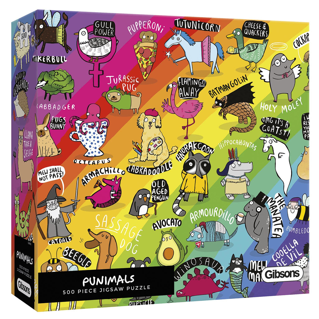 Punimals – 500 Piece Jigsaw Puzzle (Gibsons)