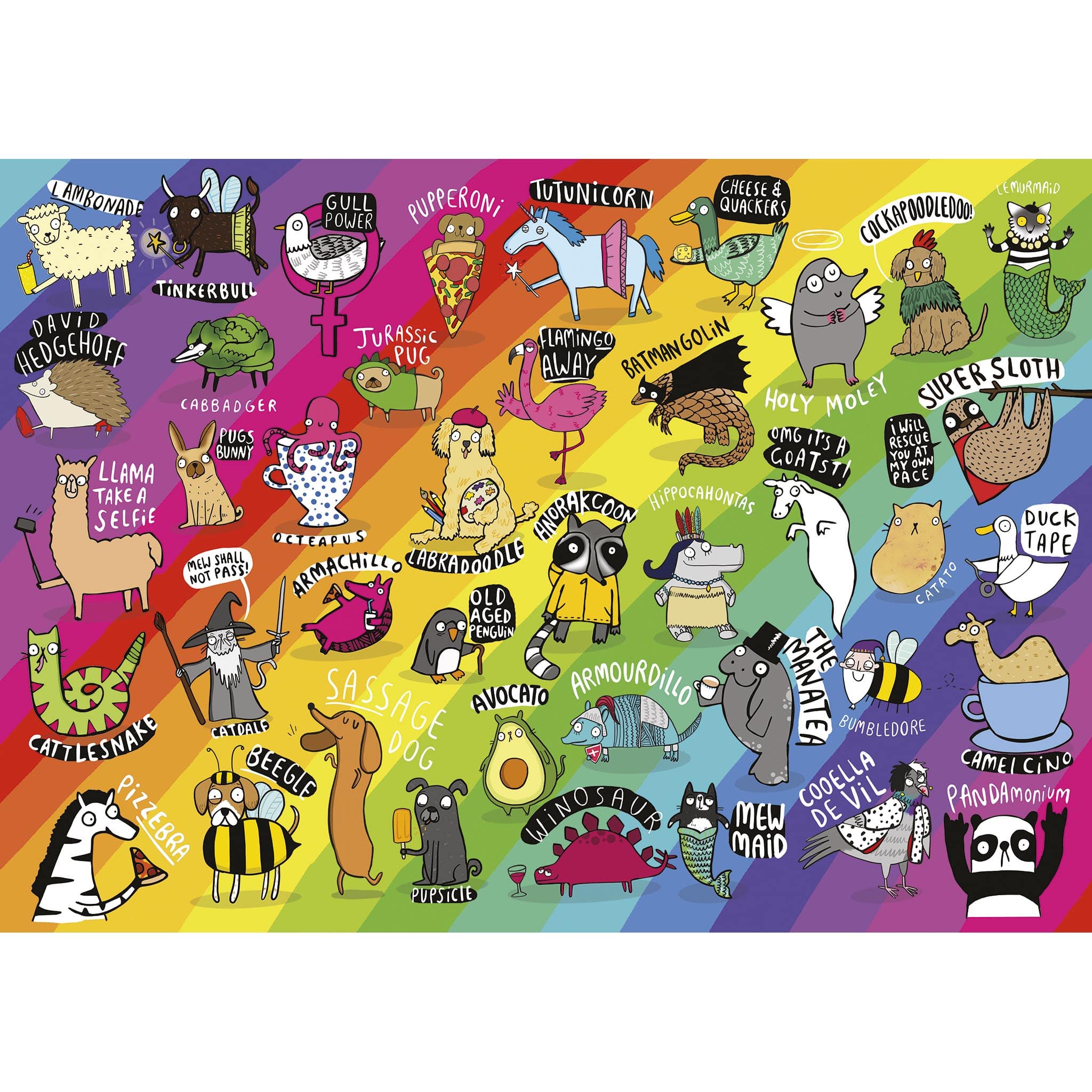 Punimals – 500 Piece Jigsaw Puzzle (Gibsons)