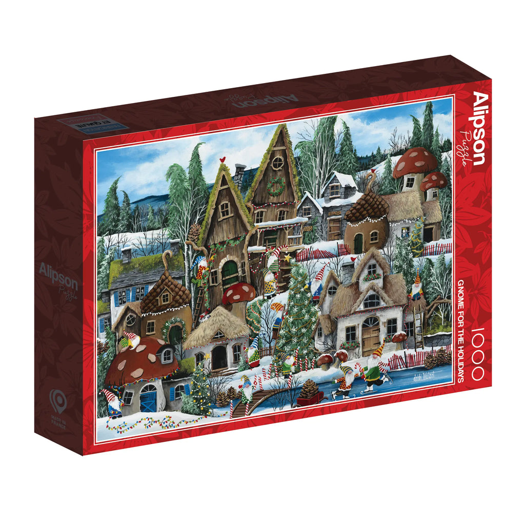 Gnome for the Holidays – 1000 Piece Jigsaw Puzzle (Alipson)