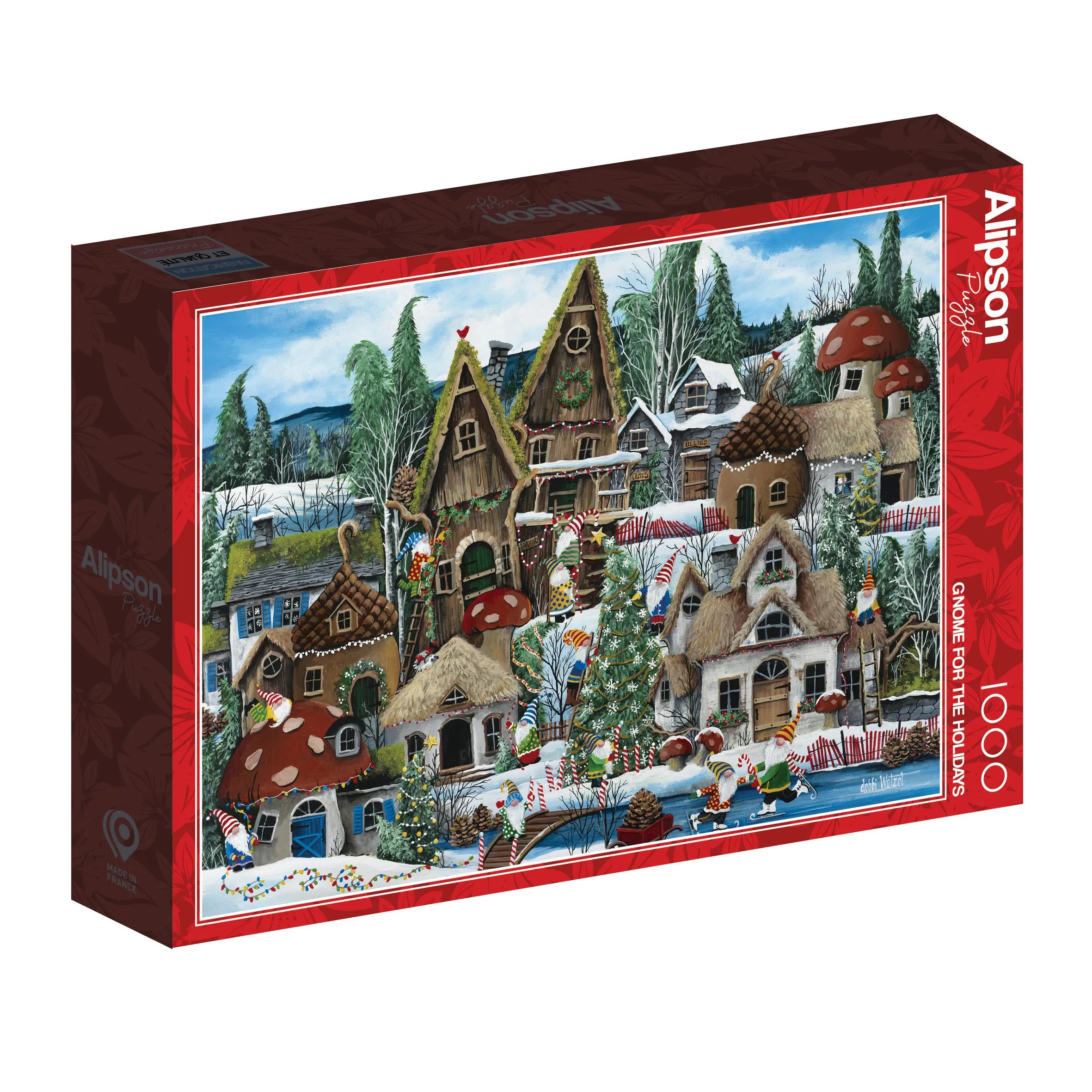 Gnome for the Holidays – 1000 Piece Jigsaw Puzzle (Alipson)