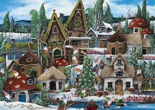 Alipson - Gnome for the Holidays - 1000 Piece Jigsaw Puzzle