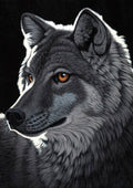 Artwork: Nocturnal Wolf by William 'Schim' Schimmel - 1000 Piece Jigsaw Puzzle (Grafika)