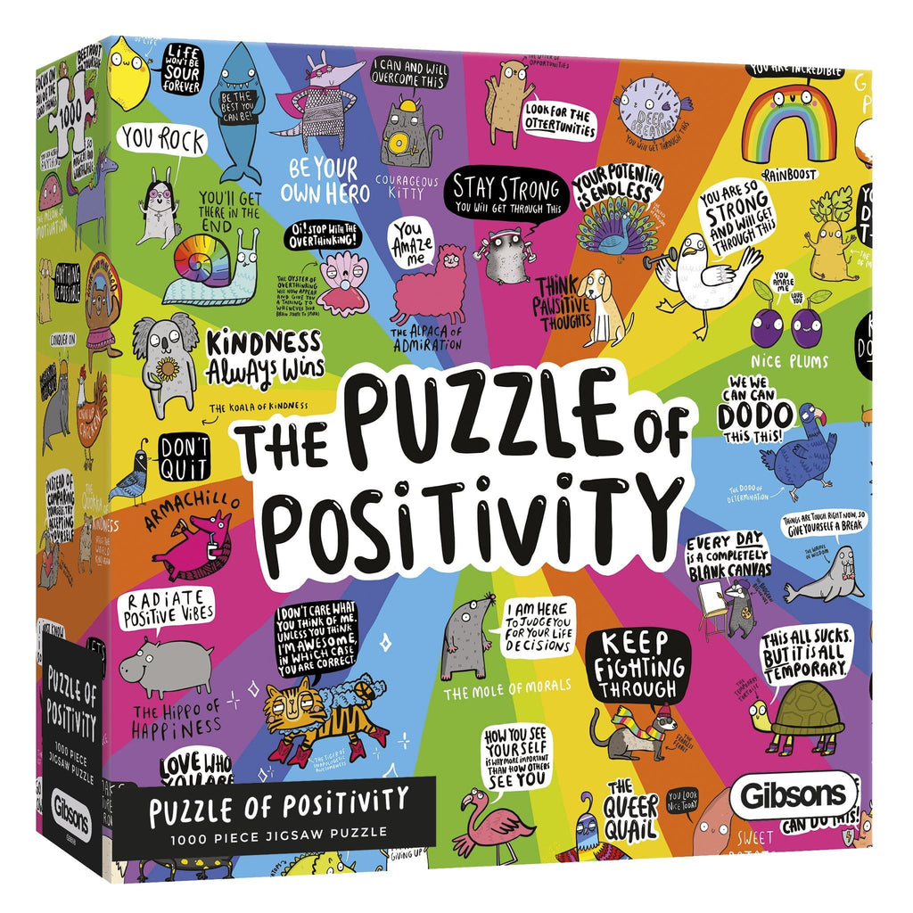 Puzzle of Positivity – 1000 Piece Jigsaw Puzzle (Gibsons)