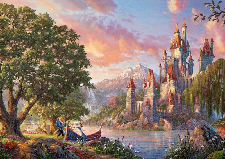 Schmidt - Thomas Kinkade: Disney Belle's Magical World - 3000 Piece Jigsaw Puzzle