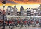 Amsterdam Bicycle Parking – 1000 Piece Jigsaw Puzzle (Ravensburger)