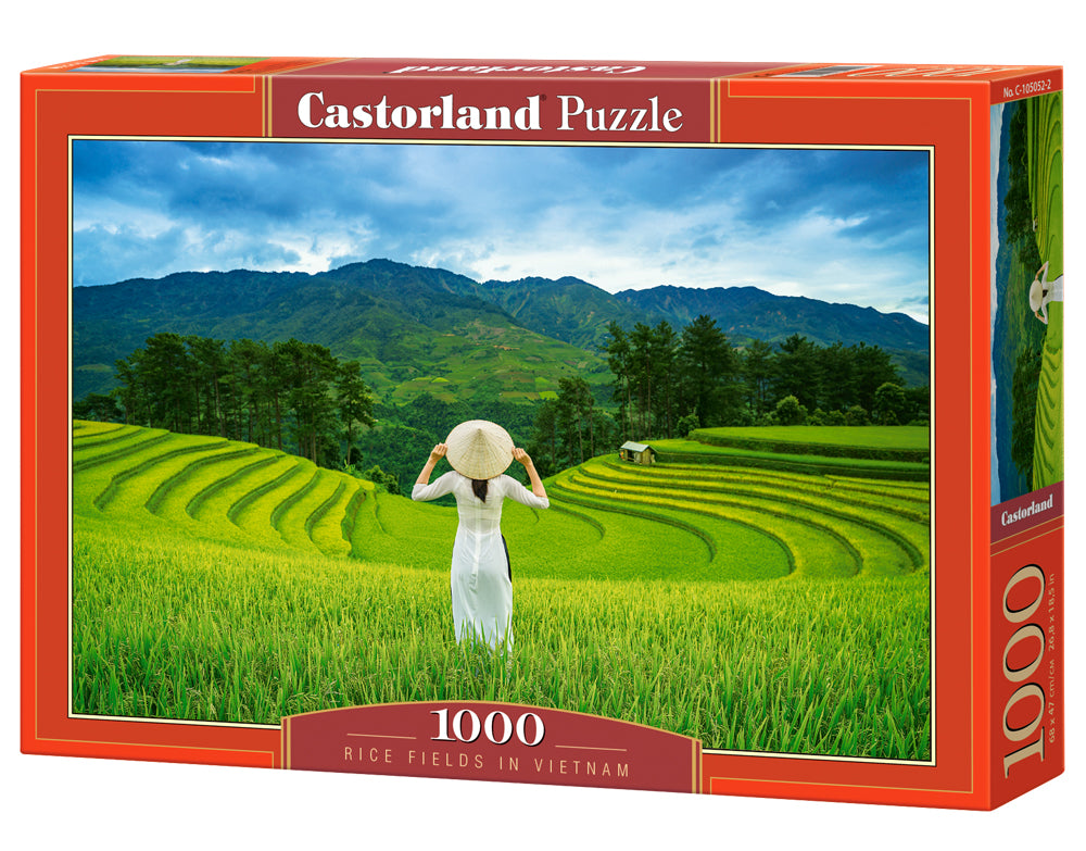 Rice Fields in Vietnam – 1000 Piece Jigsaw Puzzle (Castorland)
