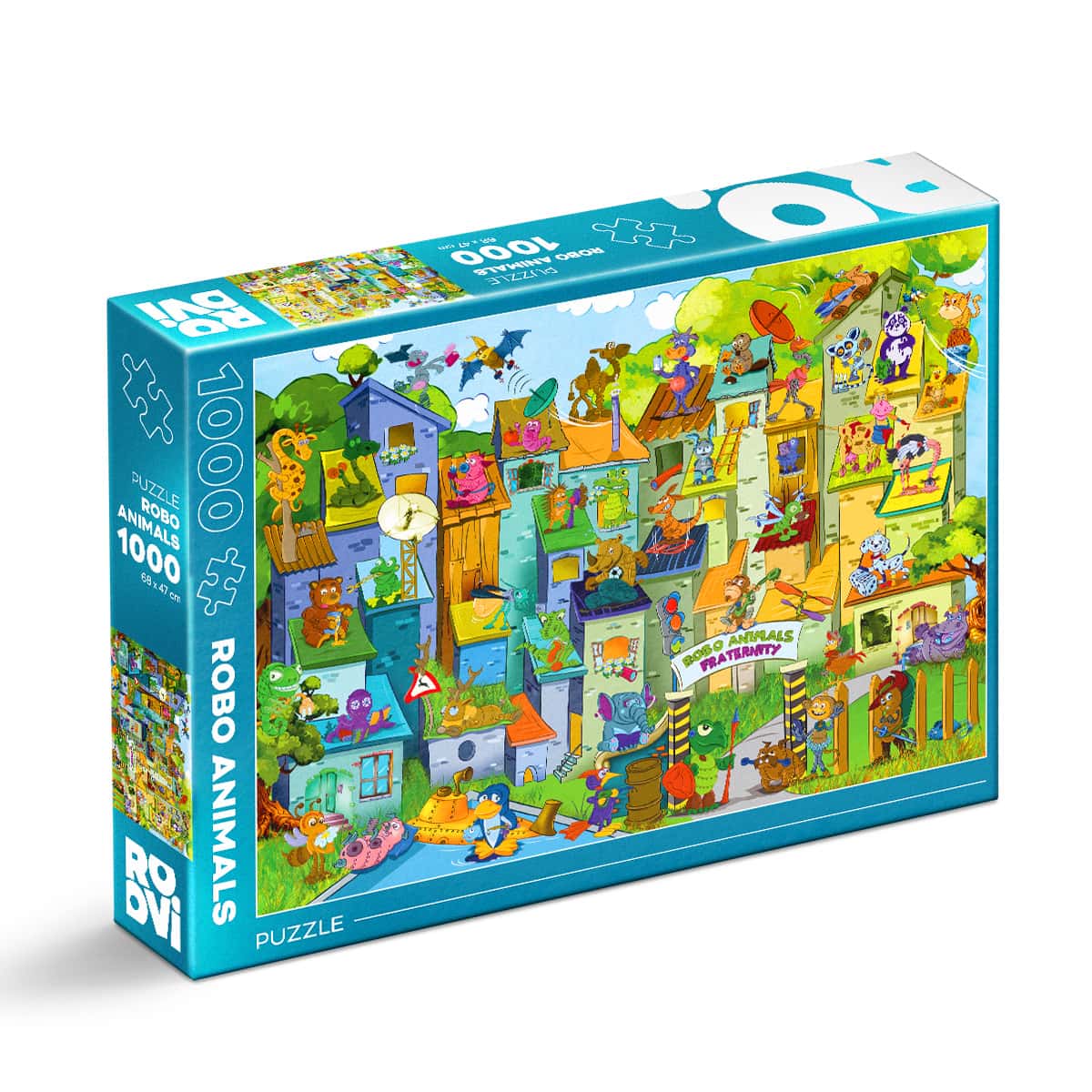 Robo Animals – 1000 Piece Jigsaw Puzzle (Roovi)