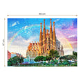 Sagrada Familia, Barcelona, Spain – 1000 Piece Jigsaw Puzzle (Roovi)