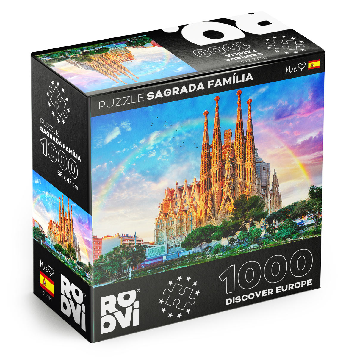 Sagrada Familia, Barcelona, Spain – 1000 Piece Jigsaw Puzzle (Roovi)