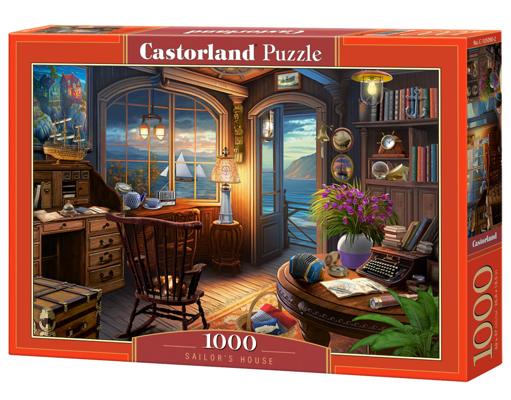 Sailor's House - 1000 Piece Jigsaw Puzzle (Castorland)