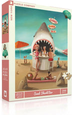 Box, turned right: Sand Shark Bar - 500 Piece Jigsaw Puzzle (New York Puzzle Company)