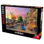 Box, turned left: Seine Sunset – 1000 Piece Jigsaw Puzzle (Anatolian)