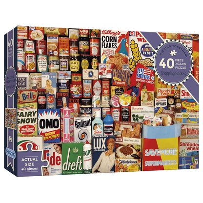 Gibsons - Shopping Basket - 40 Piece Jigsaw Puzzles