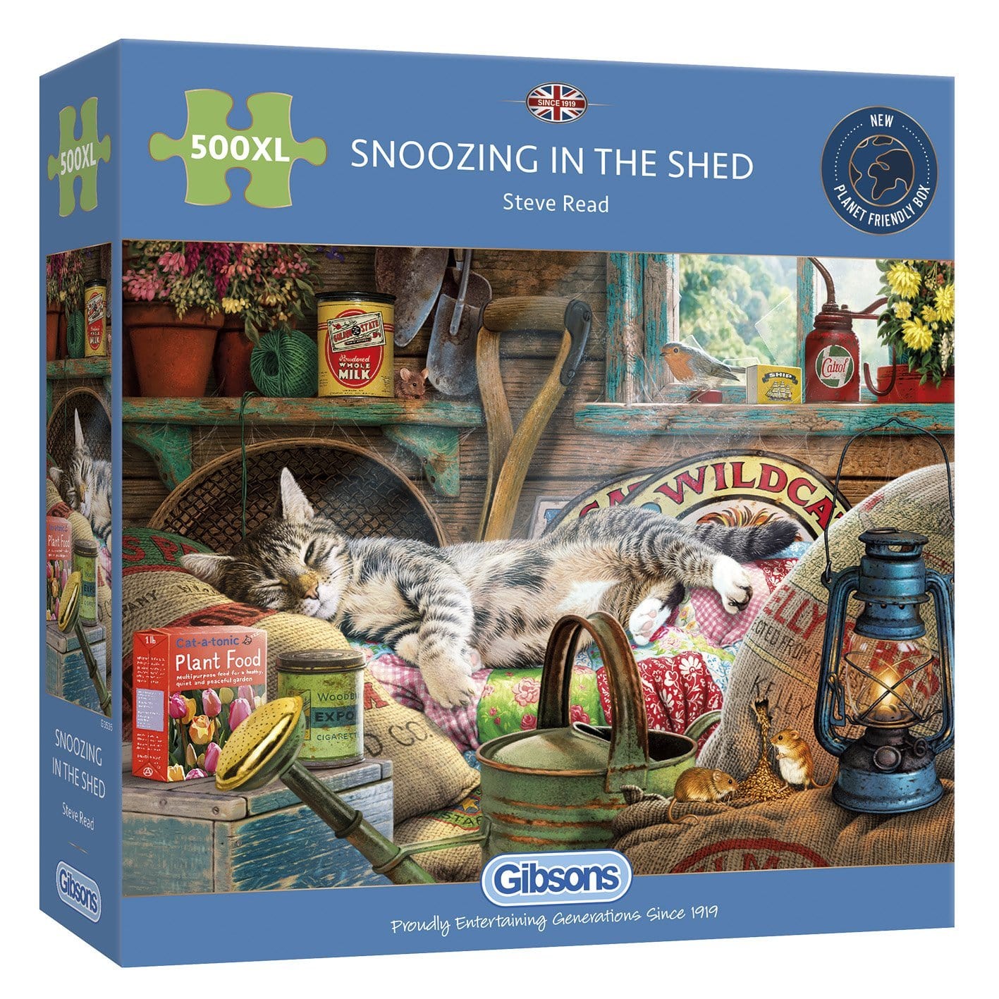 Snoozing in the Shed – 1000 Piece Jigsaw Puzzle (Gibsons)
